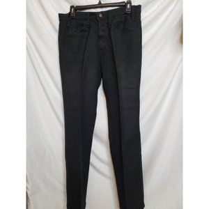 Vintage Levis Black Polyester Slacks Black Tag